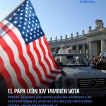 Sí, el papa también vota.